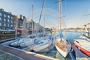 Honfleur city in Normandy