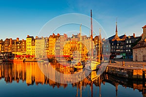 Honfleur France at Sunrise