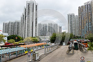 Hong Kong residential district at Tin Shui Wai photo