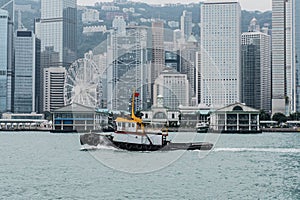 Hong Kong building is being rebuilt with smog cloud