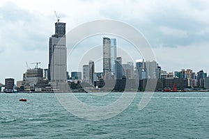 Hong Kong building is being rebuilt with smog cloud