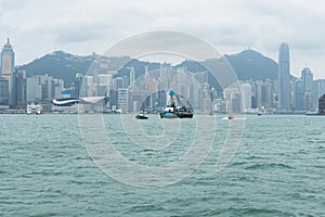 Hong Kong building is being rebuilt with smog cloud