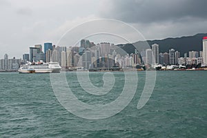 Hong Kong building is being rebuilt with smog cloud