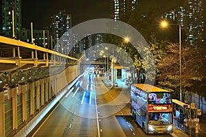 Hong Kong bus stop infrastructure trail