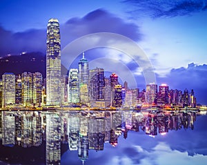 Hong Kong China City Skyline photo