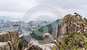 Hong Kong China Lion Rock Panorama