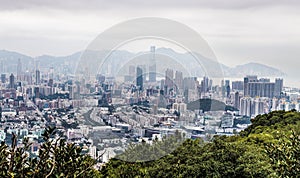 Hong Kong China Lion Rock Panorama