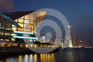 Hong Kong cityscape at night