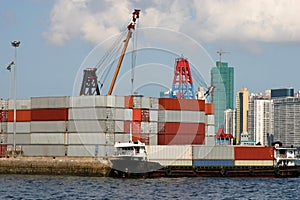 Hong Kong container terminal