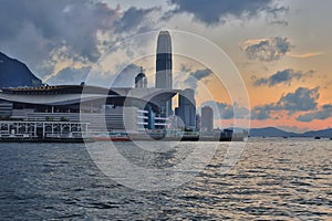 Hong Kong Convention and Exhibition Centre located in Wan Chai 15 May 2021