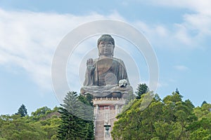 Tian Tan Buddha. a famous Tourist spot in Ngong Ping, Hong Kong. photo