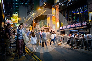 Hong Kong Famous Nightlife place - Lan Kwai Fong