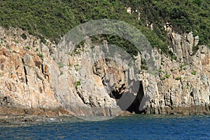 Hong Kong geological park in Sai Kung