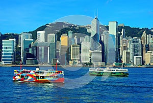 Hong Kong harbor view