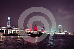 Hong Kong Harbour night