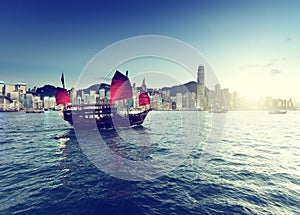 Hong Kong harbour