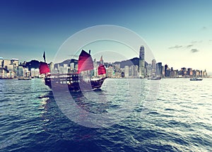 Hong Kong harbour