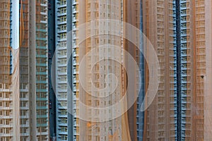 Hong Kong high density housing building