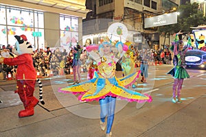 Hong Kong : Intl Chinese New Year Night Parade 2015