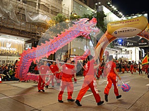 Hong Kong : Intl Chinese New Year Night Parade 2016