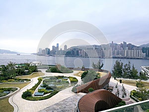 Hong Kong island skyline