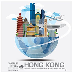 Hong Kong Landmark Global Travel And Journey Infographic