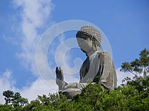 Hong Kong, Lantau island. Big Buddha.