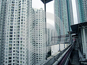 Hong kong life buildings view