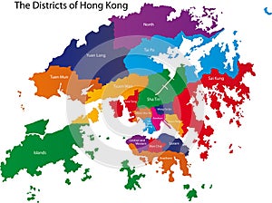 Hong Kong map