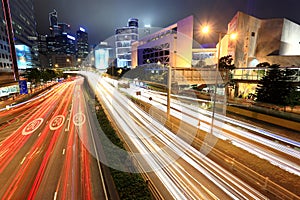 Hong Kong at night