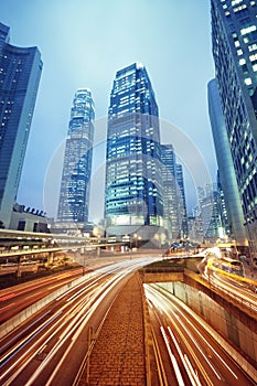 Hong Kong at night