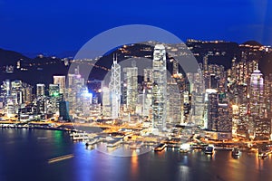 Hong Kong night view