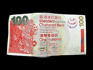 Hong Kong Paper Currency $100