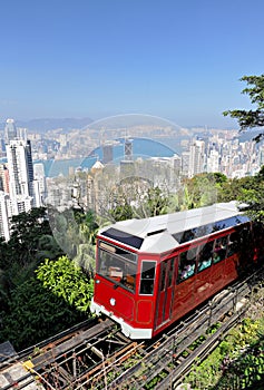 Hong Kong peak tram