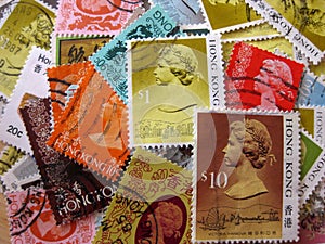 Hong Kong Postage Stamps: Queen Elizabeth II