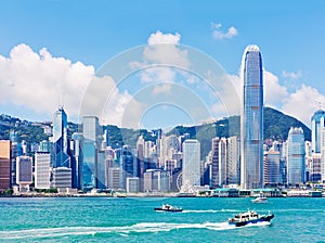 Hong Kong skyline at day