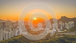 the Hong Kong Skyline from Kowloon Peak 20 May 2022