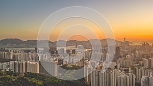 the Hong Kong Skyline from Kowloon Peak 20 May 2022