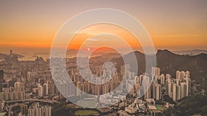 the Hong Kong Skyline from Kowloon Peak 20 May 2022
