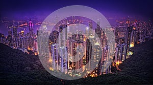 Hong Kong Skyline from Victoria Peak