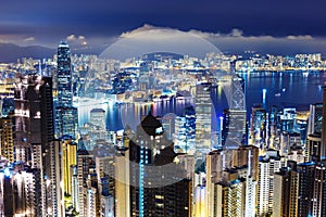 Hong Kong skyline from Victoria Peak