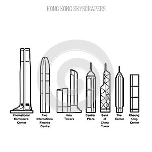 Hong Kong skyscrapers