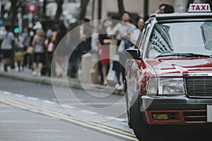 Hong Kong Taxi Cab