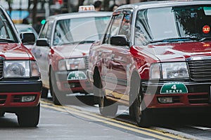 Hong Kong Taxi Cab