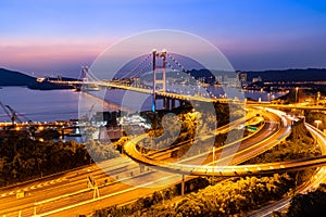 Hong Kong Tsing ma Bridge