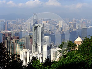 Hong Kong. Victoria peak. Hong Kong Special Administrative Region of the People's Republic of China. November 2016.