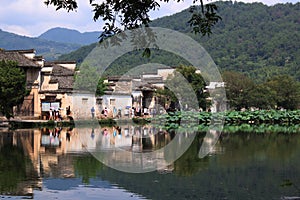 Hongcun Village in Huizhou is an ancient village, known as one of the most beautiful villages in China