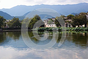 Hongcun Village in Huizhou is an ancient village, known as one of the most beautiful villages in China