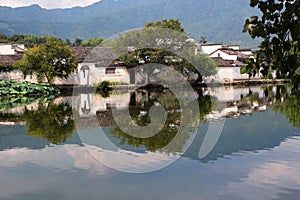 Hongcun Village in Huizhou is an ancient village, known as one of the most beautiful villages in China