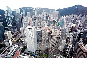 Hongkong bird view,Chian